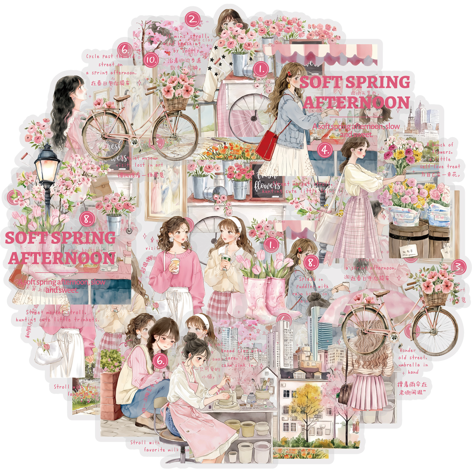 Etori Life 15Pcs Korean-Style  - đánh giá và giá Korean Lifestyle Aesthetic