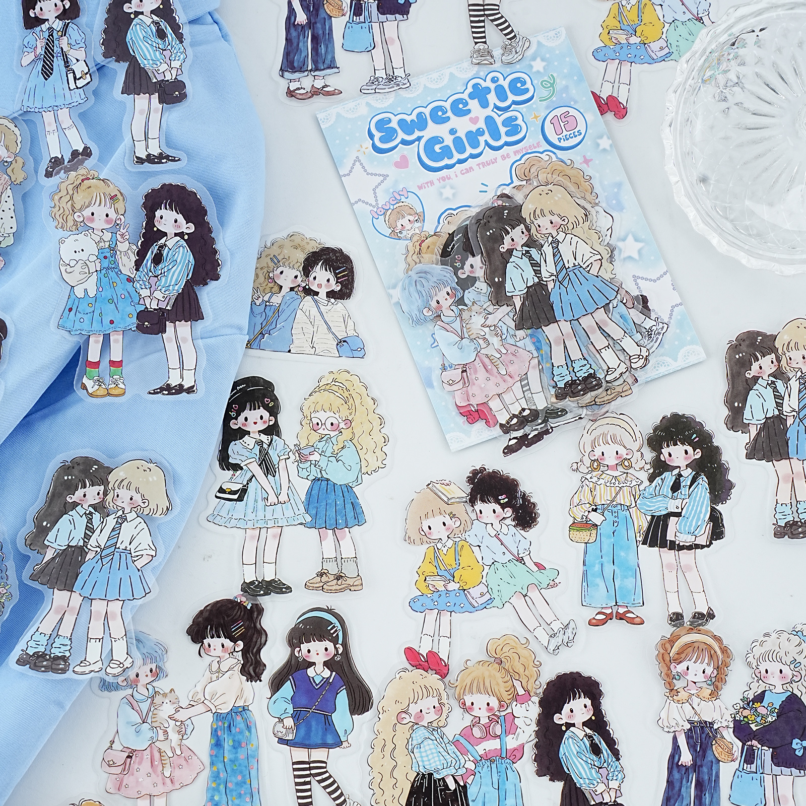 Etori Life Fresh Blue Girl Sti - đánh giá và giá Korean Lifestyle Aesthetic