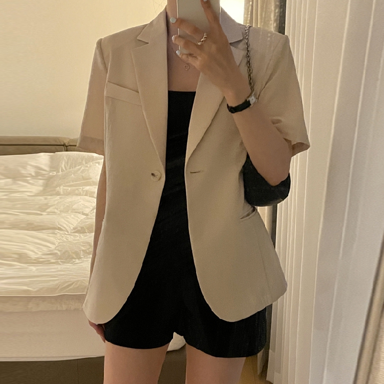 Women's Short Sleeve Suit Jack - đánh giá và giá The Korean Lifestyle